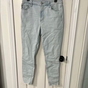 LOFT curvy skinny Ankle Cropped Jeans Soft Denim